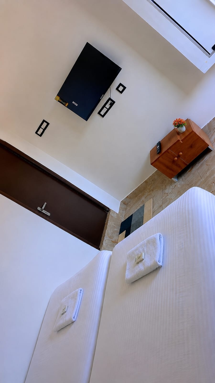 Modern amenities in sea facing rooms